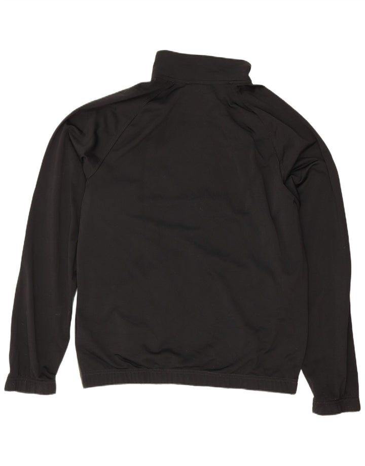 Nike Herren-Trainingsanzugoberteil mit normaler Passform, Mittelschwarz, Farbblock-Sport