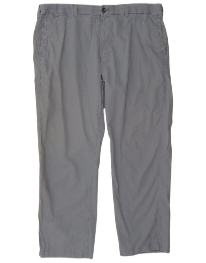 Marks & Spencer Herren Blue Harbour Gerade Chinohose W42 L29 Grau