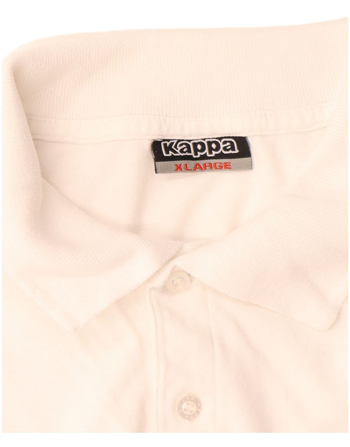Kappa Herren Poloshirt XL Weiße Baumwolle