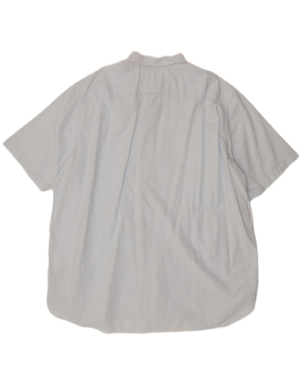 Tommy Hilfiger Herren Kurzarmhemd 3XL Blau Baumwolle