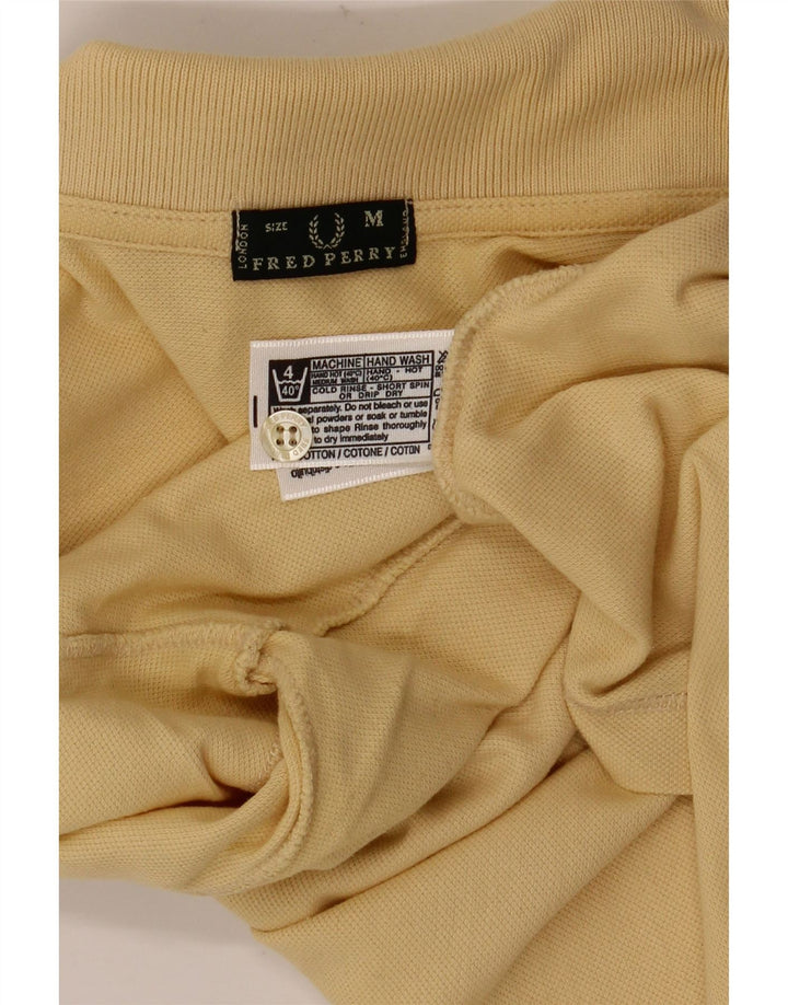 Fred Perry Damen Poloshirt UK 14 Mittelbeige Baumwolle