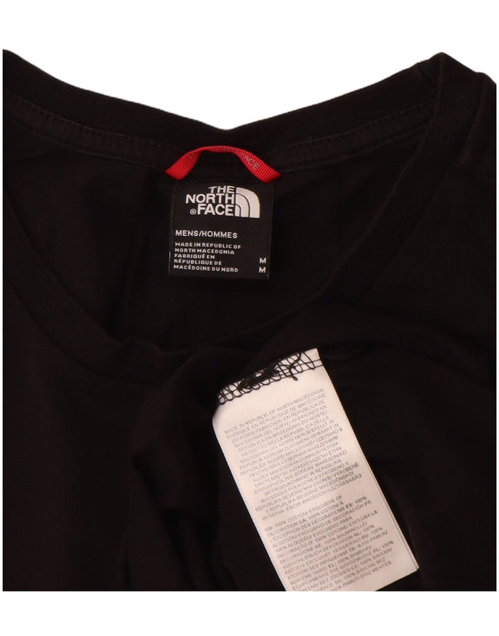The North Face Herren-T-Shirt mit Grafik, mittelschwarze Baumwolle