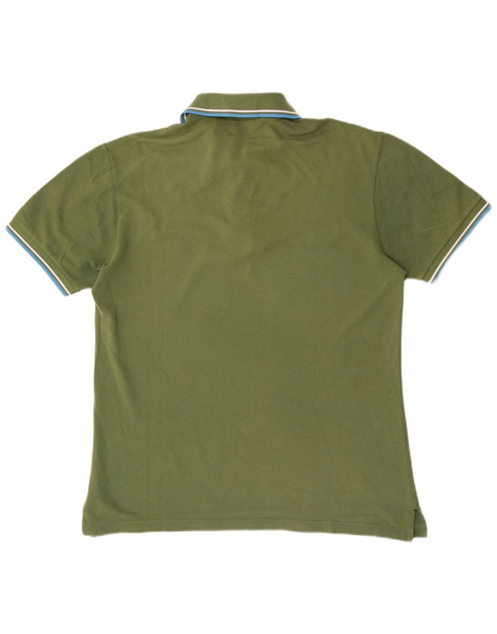 FRED PERRY Herren-Poloshirt aus mittelgrüner Baumwolle