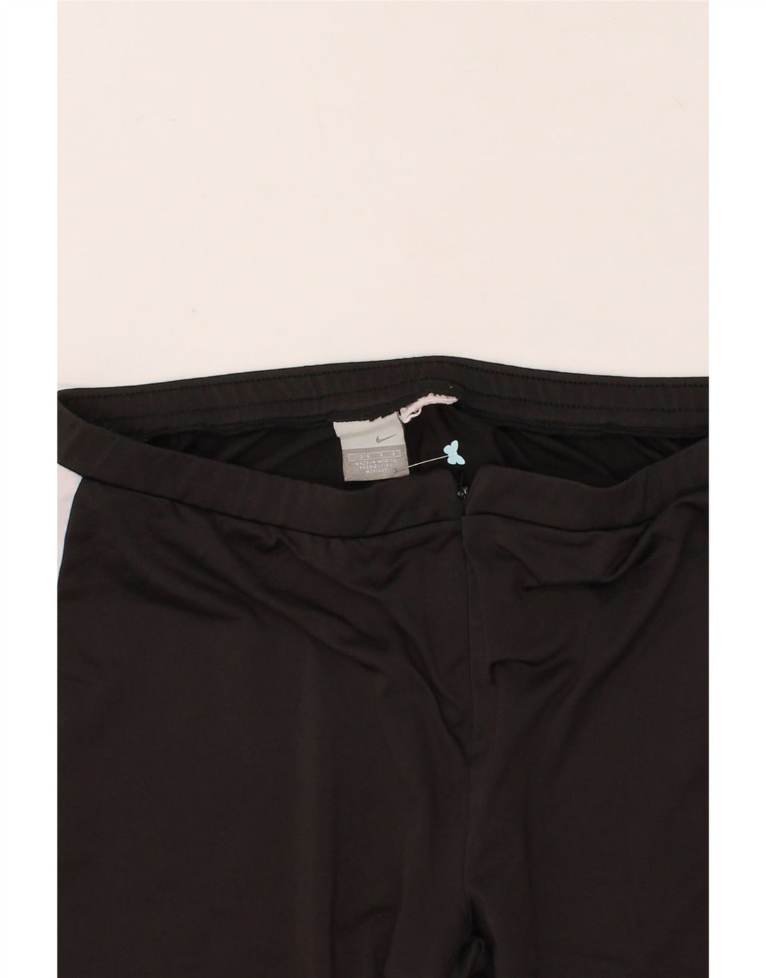 NIKE Womens Tracksuit Trousers UK 12/14 Medium Black Colourblock Vintage Nike and Second-Hand Nike from Messina Hembry 