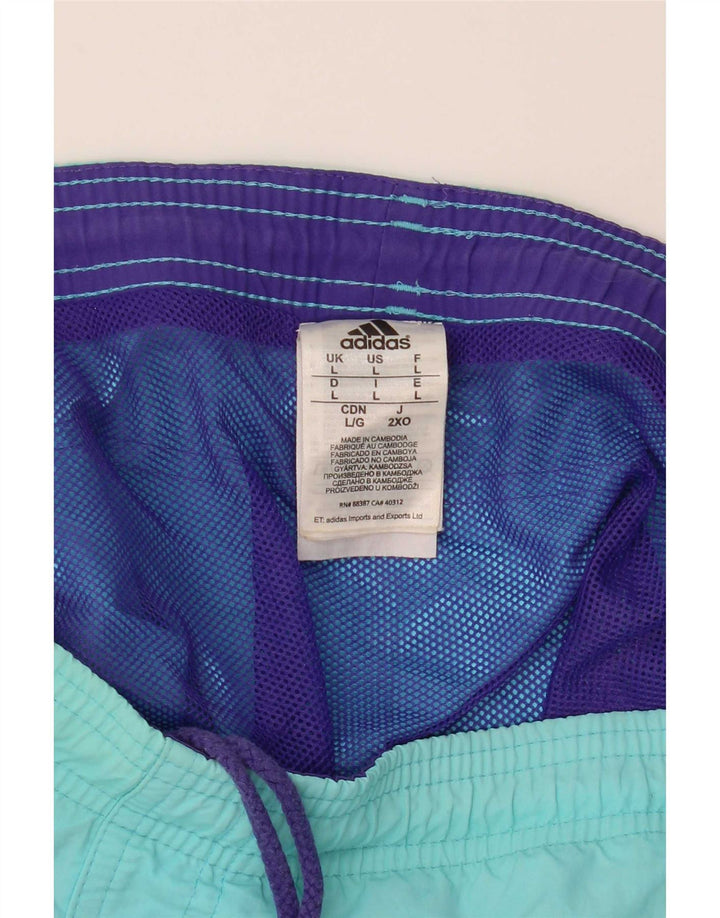 Adidas Herren-Badeshorts, groß, blau, Polyamid