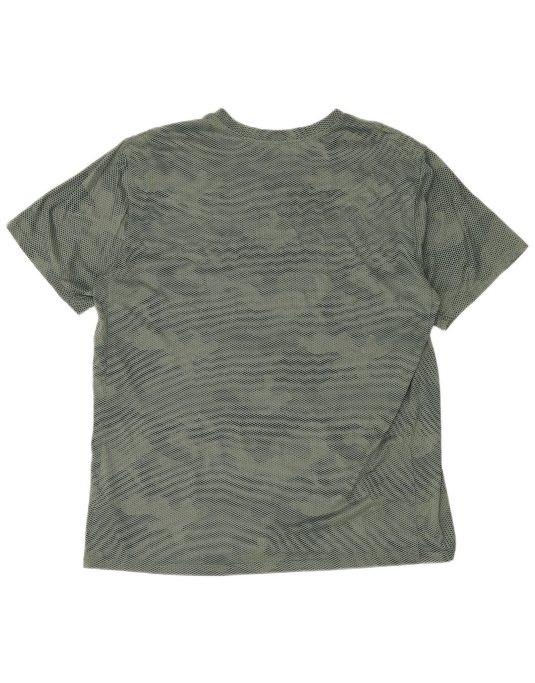 Nike Herren Dri Fit T-Shirt Top XL Grün Camouflage Polyester