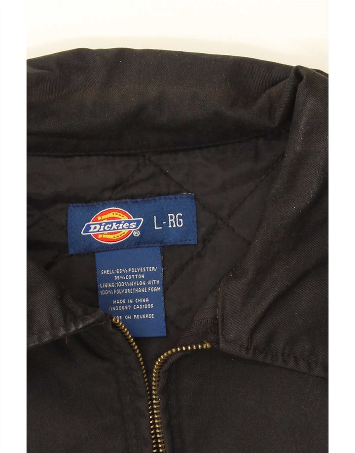 Dickies Herren Bomberjacke UK 40 Large Schwarz Polyester