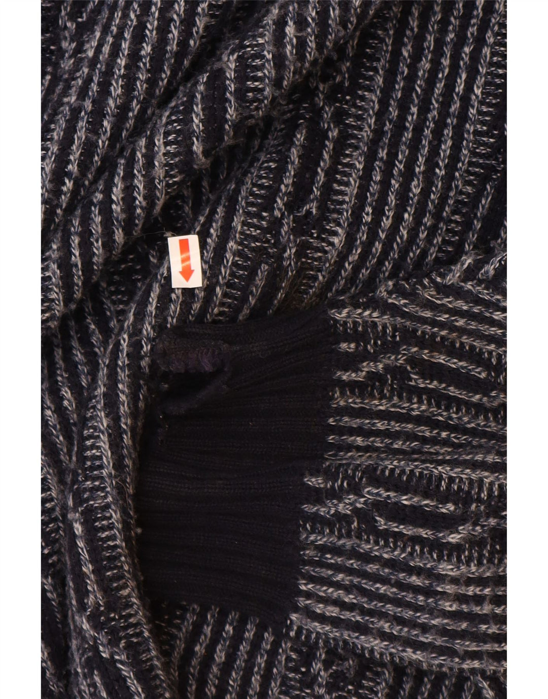 C & A Herren-Pullover mit U-Boot-Ausschnitt, groß, Marineblau, Fair-Isle-Polyacryl