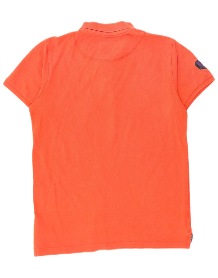 Jack & Jones Herren-Poloshirt mit Grafik, Größe S, rote Baumwolle