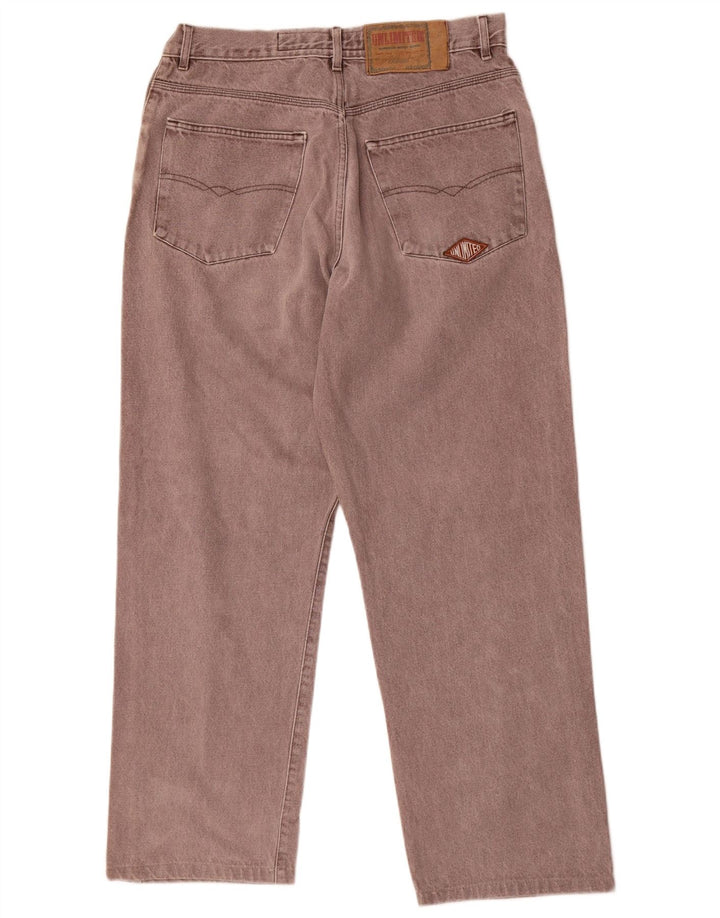 Unlimited Herren Straight Jeans W36 L30 Graue Baumwolle