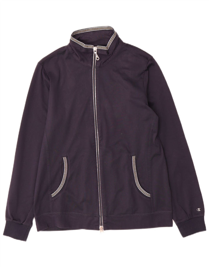 Champion Easy Fit-Trainingsanzug-Oberteil für Damen, UK 14, mittleres Marineblau