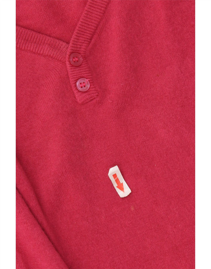 Marks & Spencer Damen-Pullover mit V-Ausschnitt, Gr. 16, Rosa