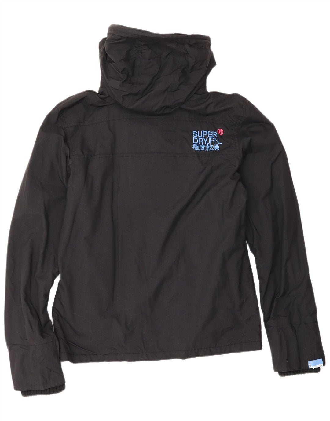 Superdry Damen Windcheater Graphic Windjacke UK 10 Small Schwarz