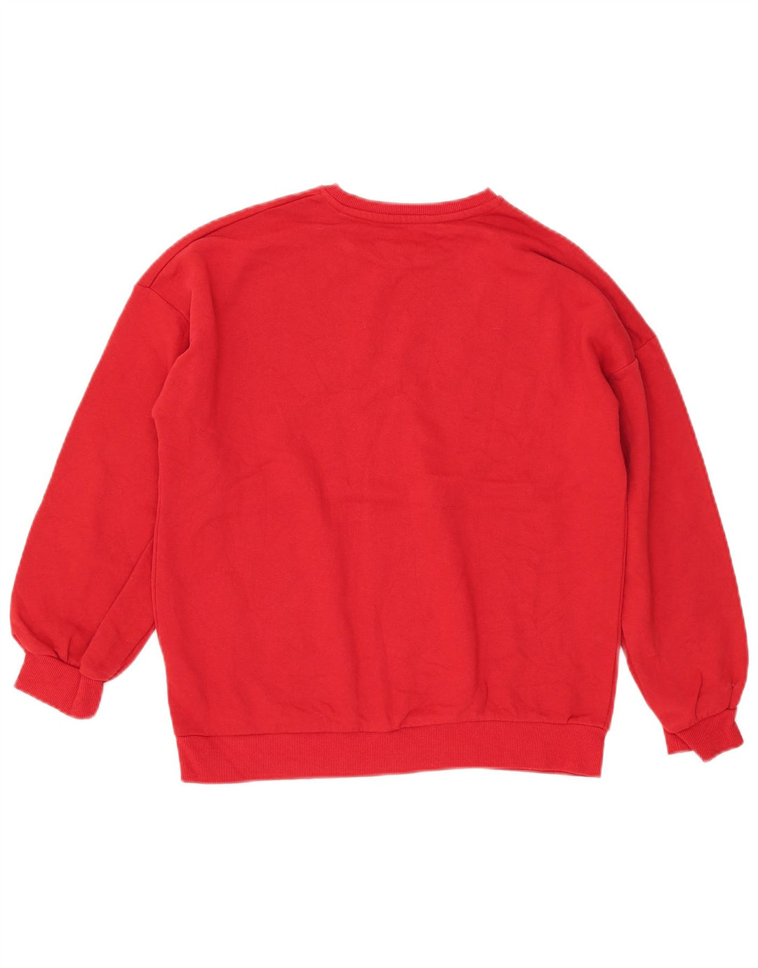 MARKS & SPENCER Mädchen-Sweatshirt-Pullover, 12–13 Jahre, rote Baumwolle