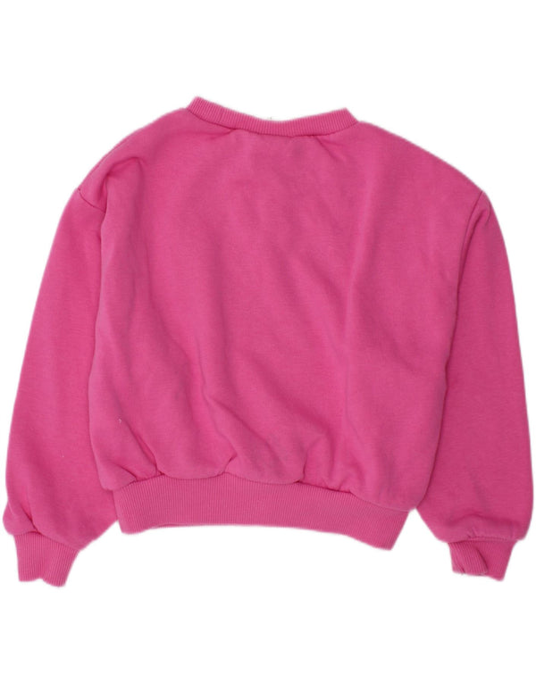 NIKE Mädchen-Sweatshirt mit Grafik, 2–3 Jahre, rosa Baumwolle