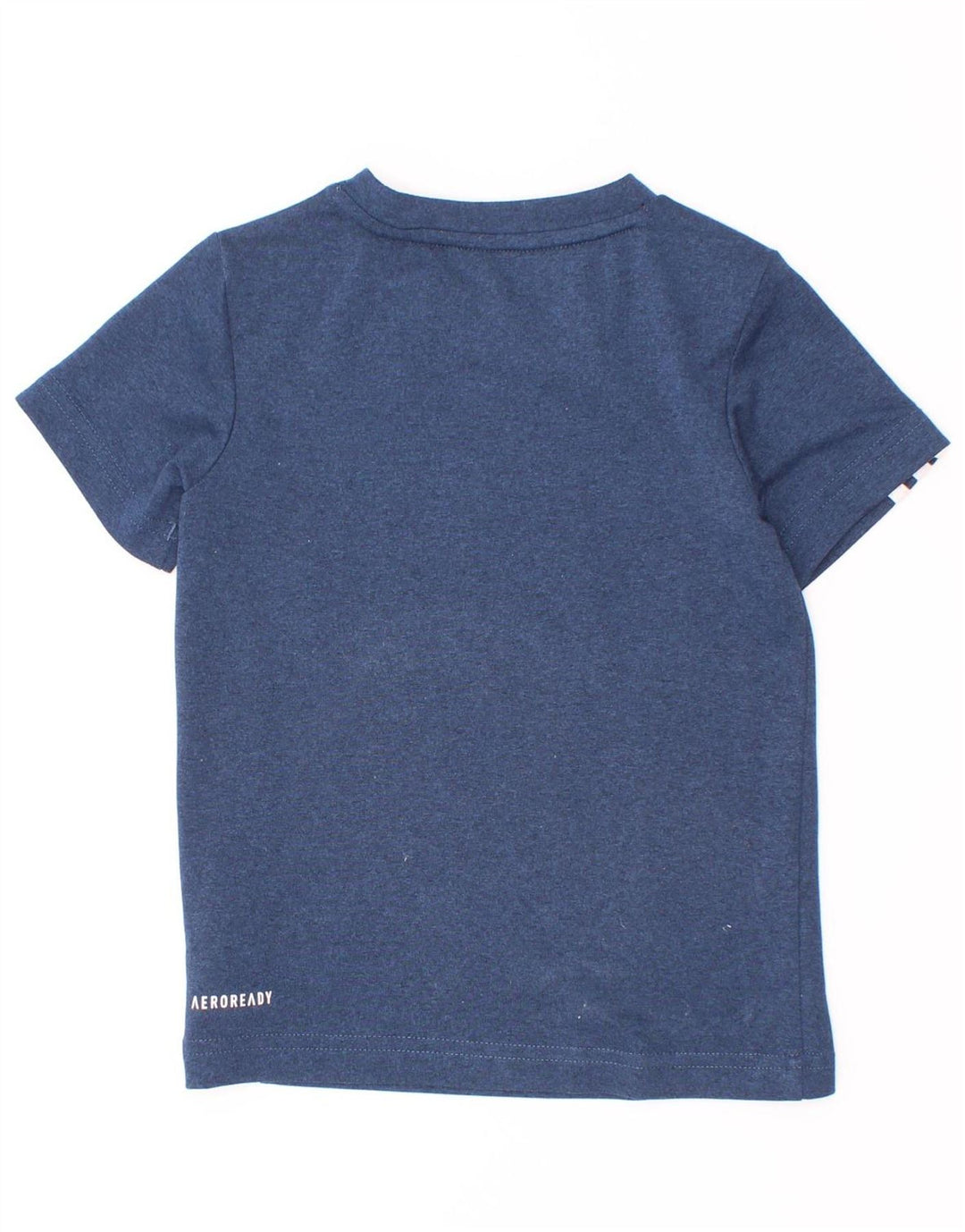 Adidas Jungen Aeroready T-Shirt Top 2-3 Jahre Blau Polyester