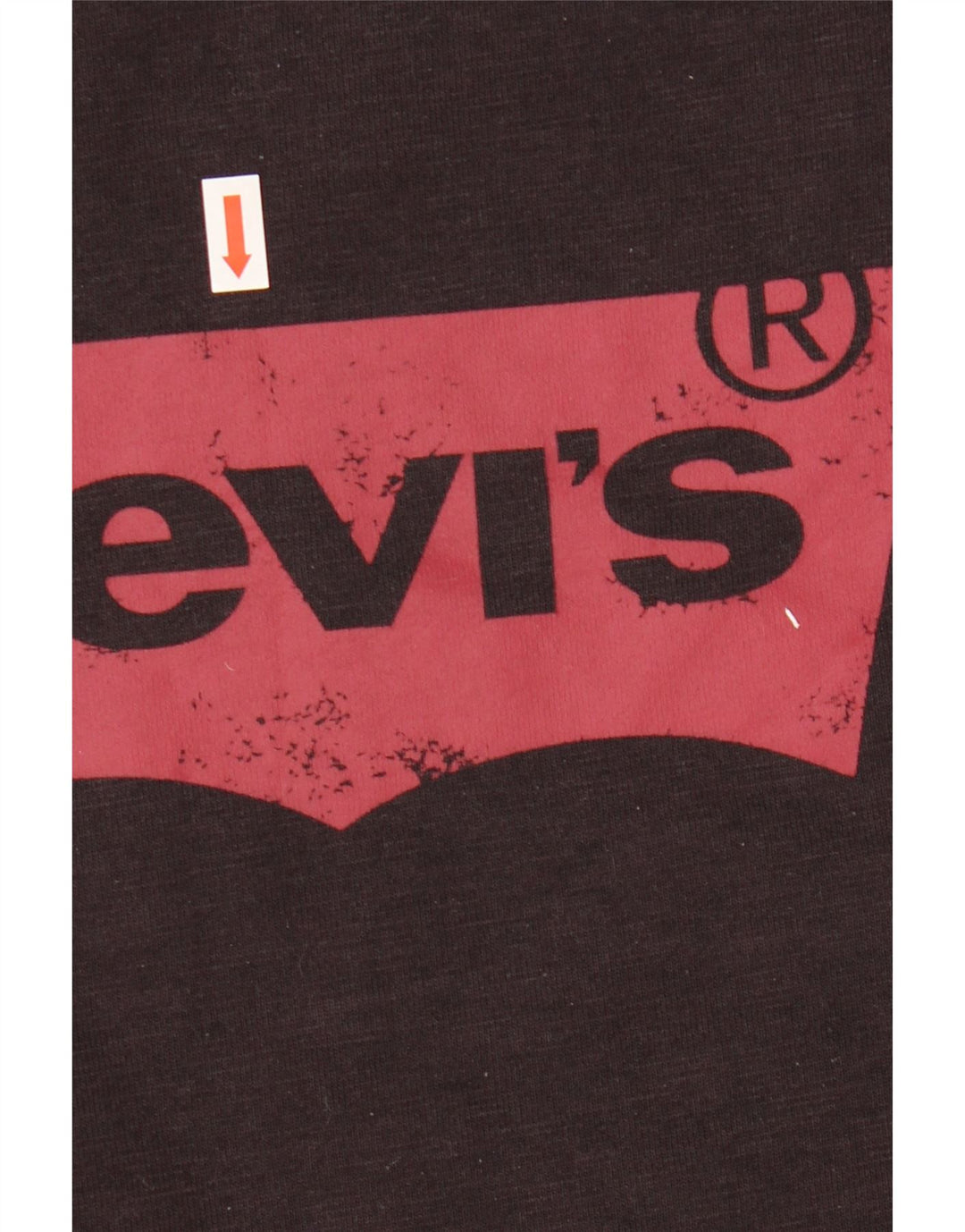 Levi's Herren-Sweatshirt mit Grafik, mittelschwarz, Baumwolle