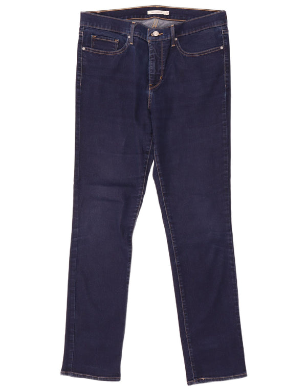 Levi's Damen 312 Shaping Slim Jeans W32 L32 Marineblaue Baumwolle