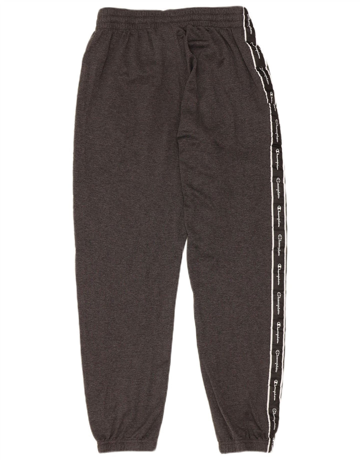 Champion Herren-Trainingshose mit Grafik, Jogginghose, XS, Grau, Polyester