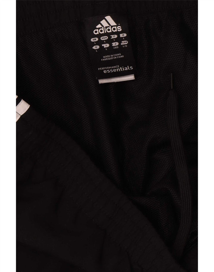 Adidas Herren Climalite Trainingshose, groß, aus schwarzem Polyester