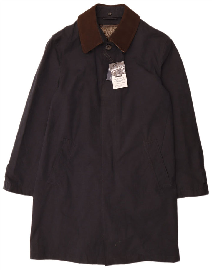 Marks & Spencer Herren-Windbreaker-Mantel, UK 36, klein, Marineblau, klassisch