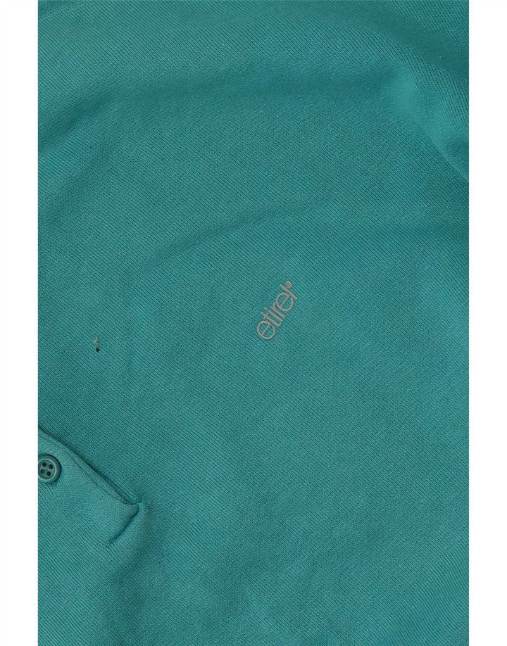 Etirel Damen-Sweatshirt mit Knopfkragen, Gr. 16, Blau