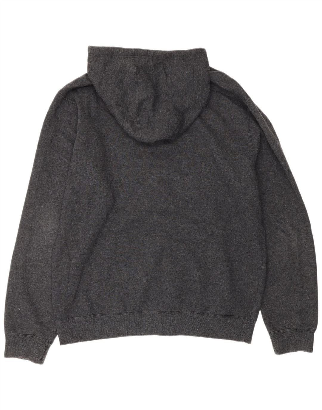 HURLEY Herren-Kapuzenpullover mit grafischem Reißverschluss, groß, grau, Polyester