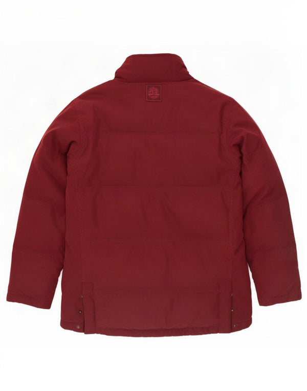 Musto Damen Übergroße wattierte Jacke UK 10 Small Kastanienbraunes Polyester