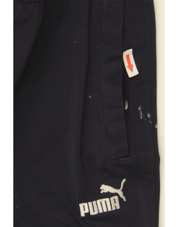 Puma Herren-Trainingshose, Größe L, Marineblau