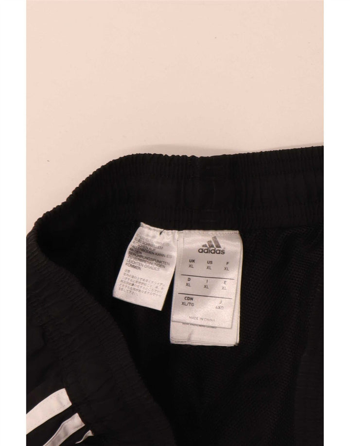 Adidas Herren-Trainingshose, Jogginghose, XL, Schwarz, Colourblock-Polyester