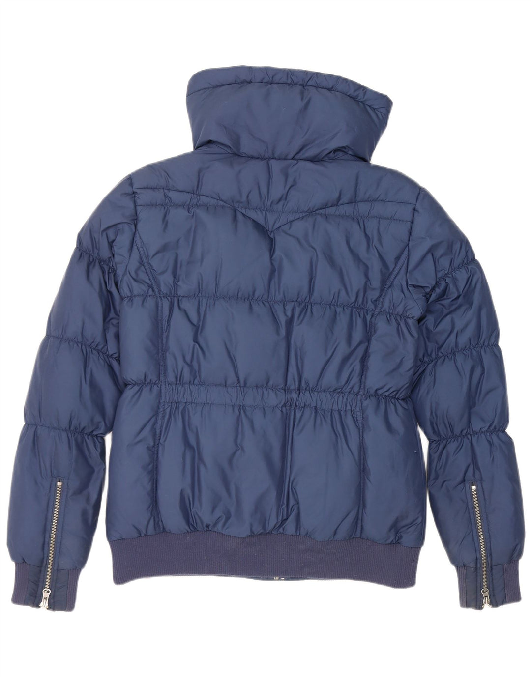 Levi's Damen Wattierte Jacke UK 16 Large Marineblau Polyester