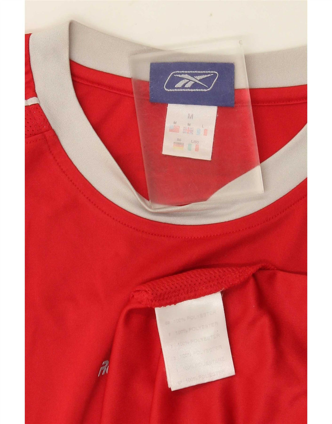 Reebok Herren Weste Top Mittelrotes Polyester