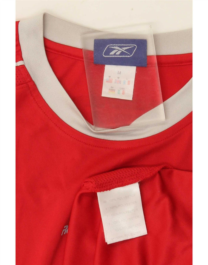 Reebok Herren Weste Top Mittelrotes Polyester