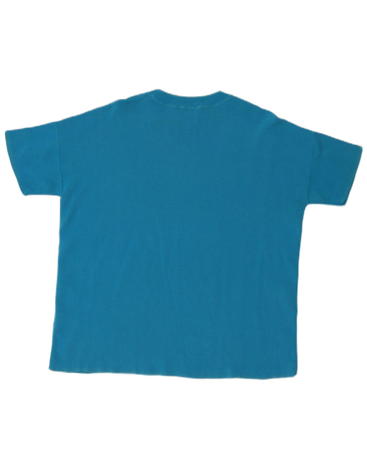 Cos Herren Loose Fit T-Shirt Top Small Blau Baumwolle