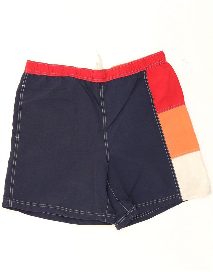 TOMMY HILFIGER Mens Swimming Shorts Medium  Navy Blue Colourblock Vintage Tommy Hilfiger and Second-Hand Tommy Hilfiger from Messina Hembry 