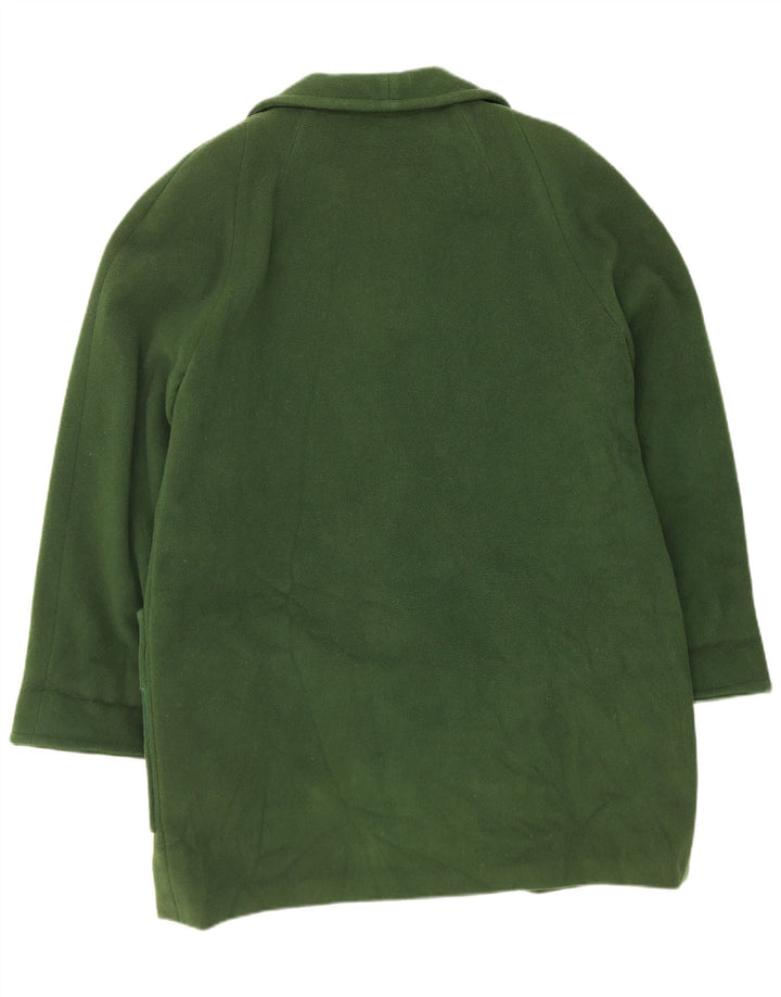Vintage Damen Mantel UK 14 Mittelgrün