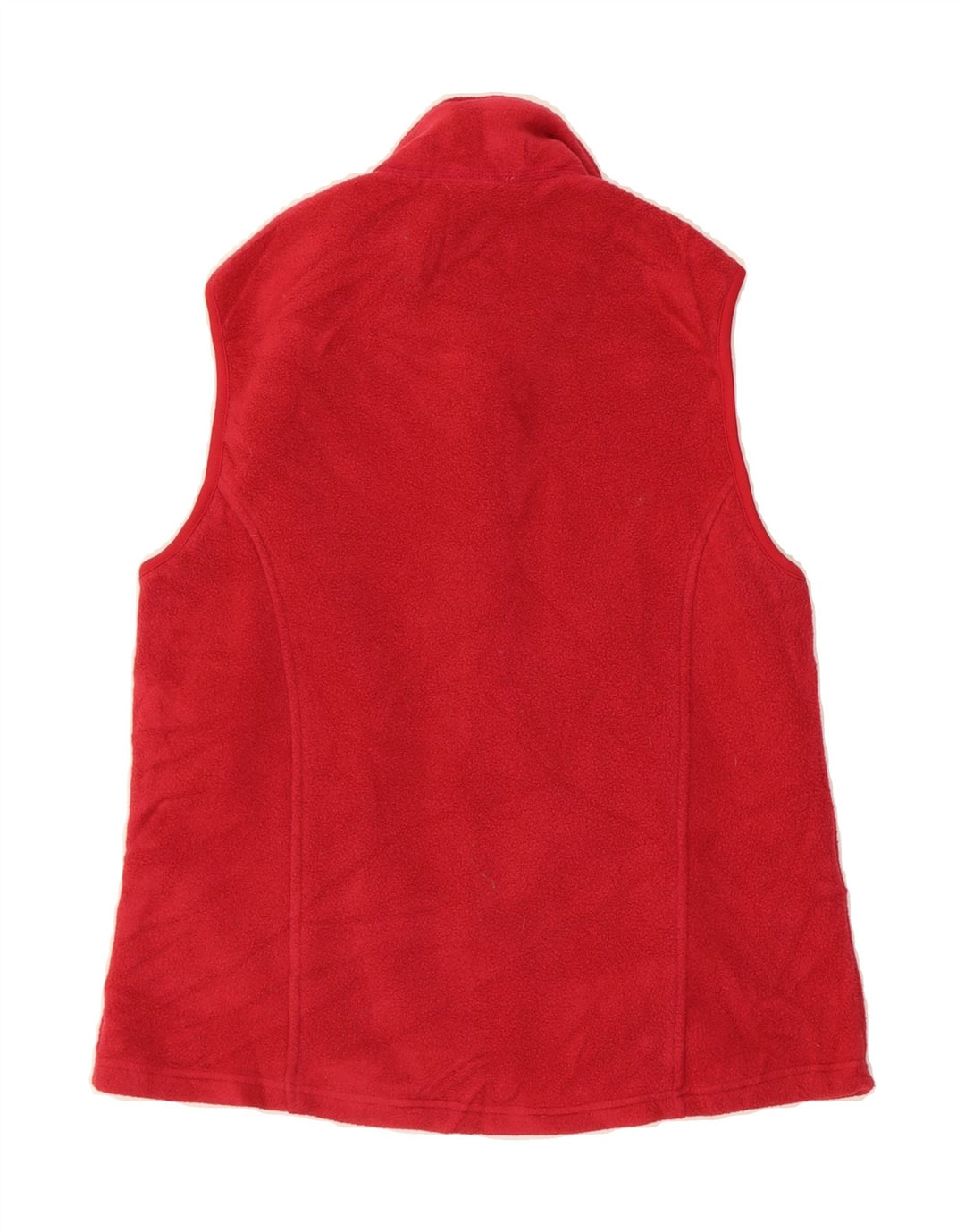 L.L.BEAN Womens Fleece Gilet UK 14 Medium Red Polyester Vintage L.L.Bean and Second-Hand L.L.Bean from Messina Hembry 