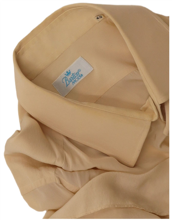 VINTAGE Mens Shirt Size 43 Large Beige