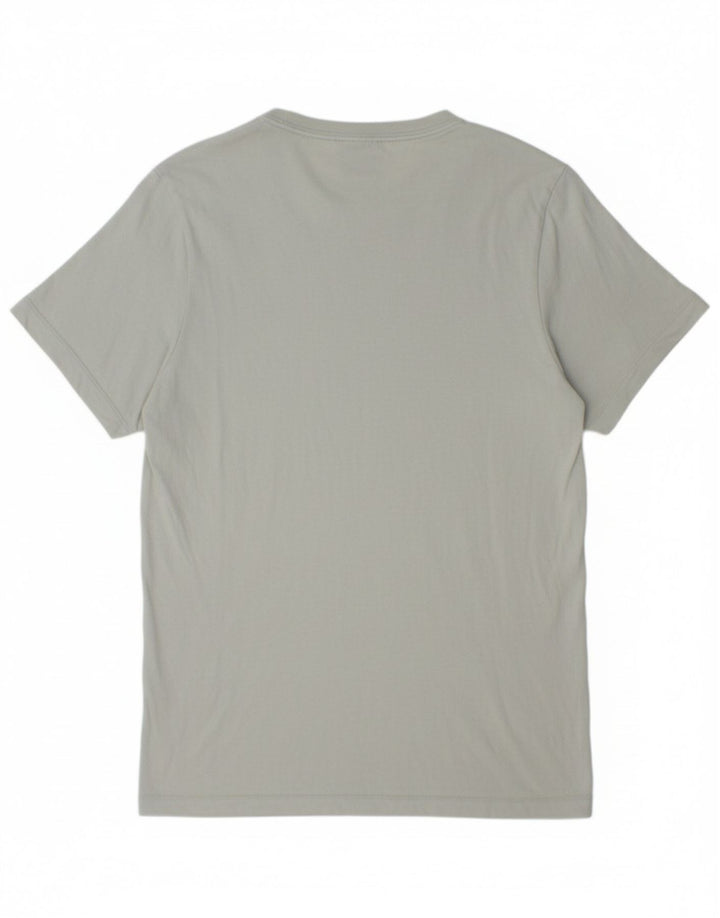 NIKE Mens T-Shirt Top Large Grey Cotton