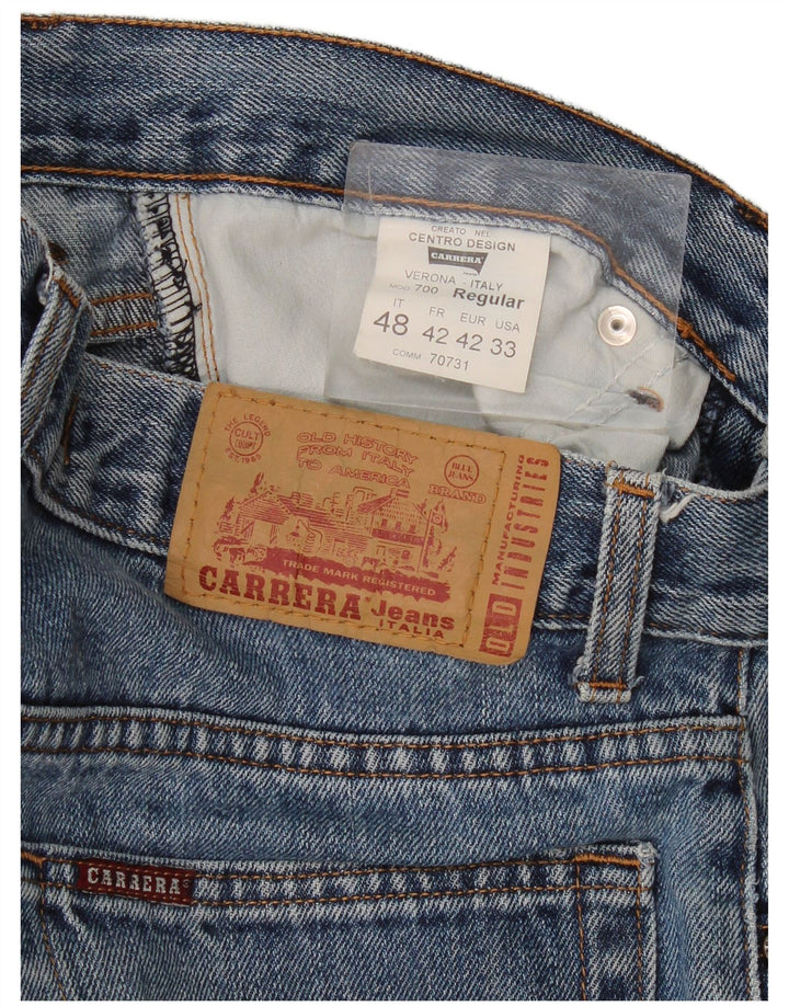 Carrera Herren 700 Straight Jeans W33 L29 Blaue Baumwolle