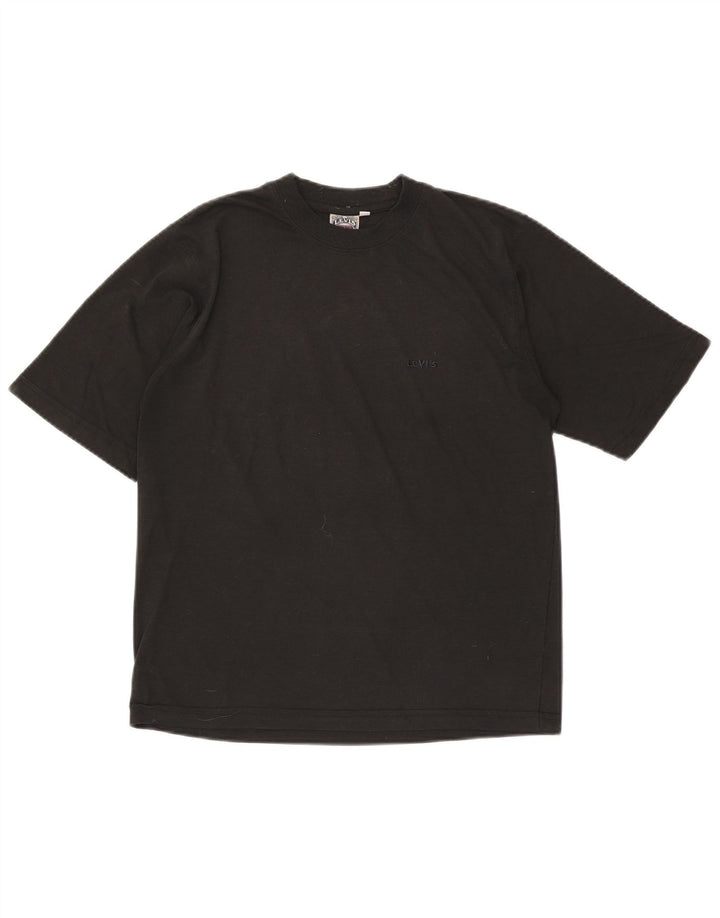 Levi's Herren T-Shirt Top UK 38 Medium Schwarz Polyester