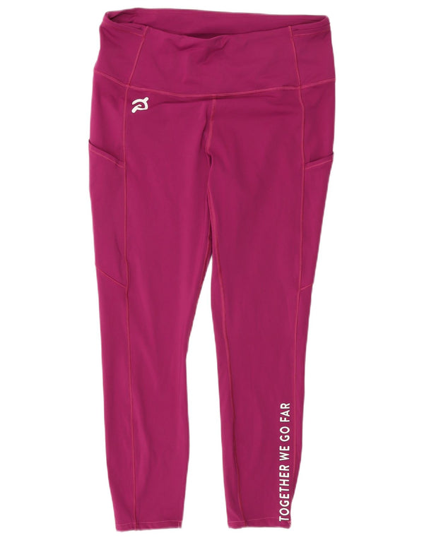 Lululemon Damen-Leggings mit Grafik, UK 10, Größe S, rosa, Nylon