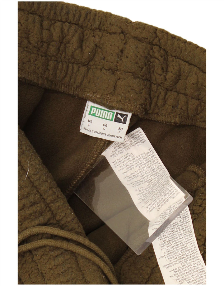 Puma Herren Fleece-Trainingshose, Jogginghose, groß, Khaki, Polyester