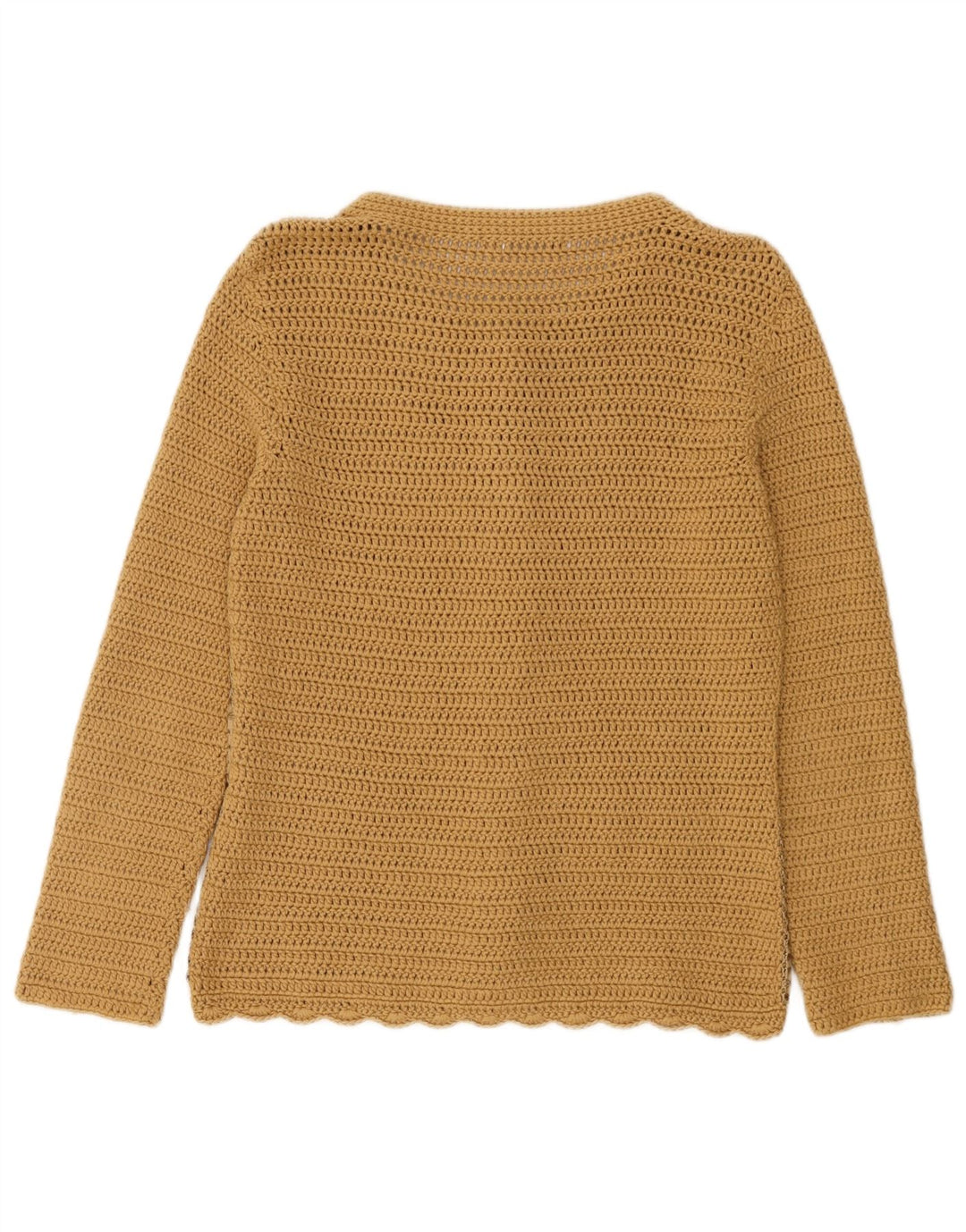 Koan Damen-Cardigan-Pullover UK 12 Mittelbraunes Polyester