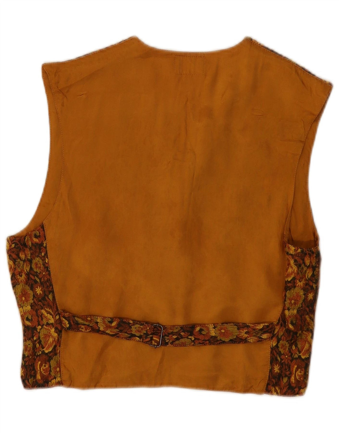 Vintage Damen Weste IT 40 Small Brown Floral
