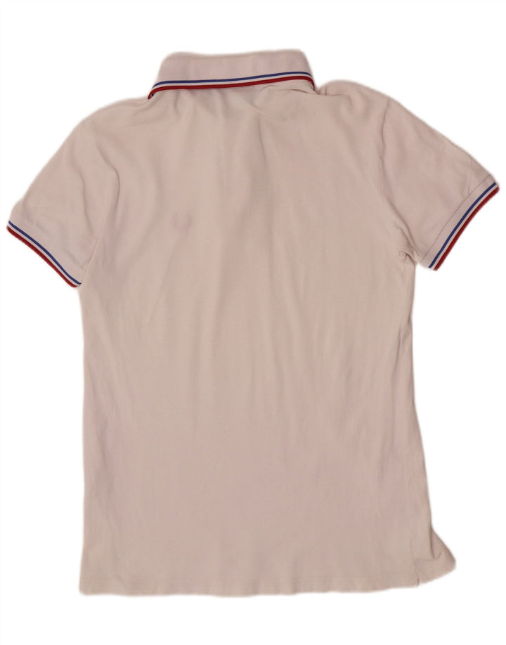 Fred Perry Herren-Poloshirt, klein, weiß gestreift, Baumwolle