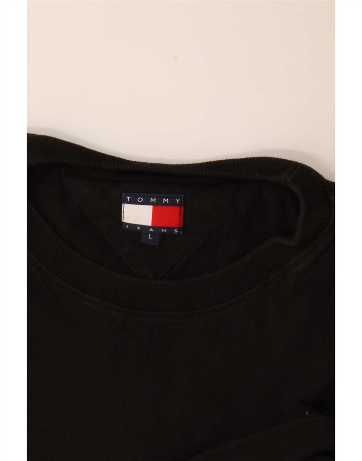 Tommy Hilfiger Herren T-Shirt Top Large Schwarz