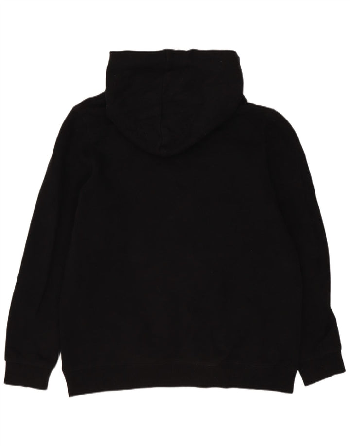 SUPERDRY Damen-Pullover mit übergroßem grafischem Kapuzenpullover, Gr. 10, Größe S, Schwarz