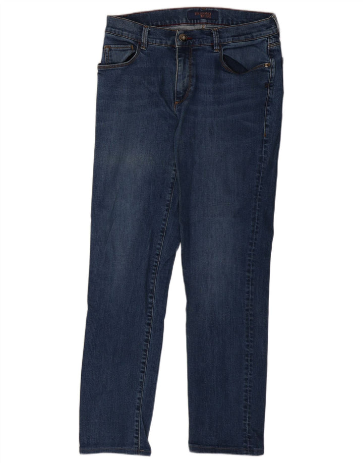 Trussardi Herren Slim Jeans W33 L30 Blaue Baumwolle