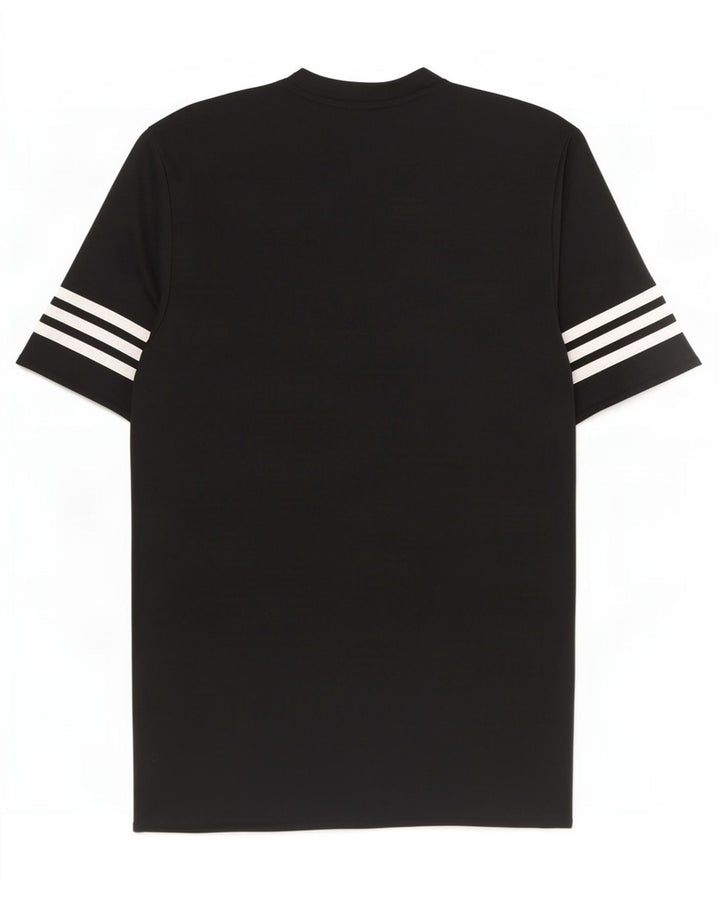 Adidas Herren Climalite T-Shirt Top Small Schwarz Polyester